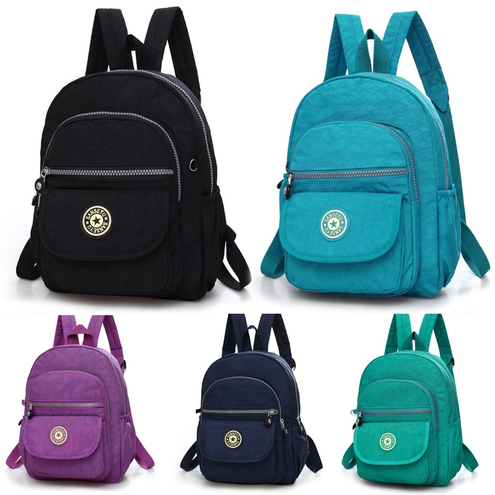 Water Resistant Travel Tiny Backpack Shoulder Bag